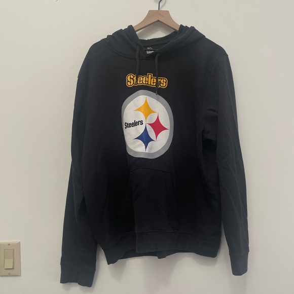 Sweaters - Pittsburg Steelers Black Sweatshirt Women’s Majestic XL